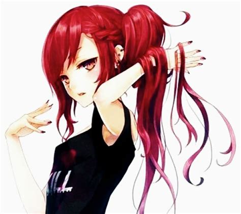 chica anime de pelo rojo|anime chicas con pelo rojo.